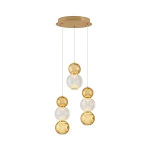 LED Luster na lanku CREMONA LED/17W/230V 3000K zlatá 414LRC1392 vyobraziť