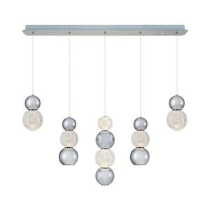 LED luster na lanku CREMONA LED/27W/230V 3000K matný chróm 414LRC1393 vyobraziť