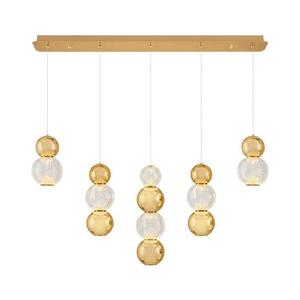 LED luster na lanku CREMONA LED/27W/230V 3000K zlatý 414LRC1394 vyobraziť