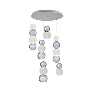 LED luster na lanku CREMONA LED/34W/230V 3000K matný chróm 414LRC1395 vyobraziť