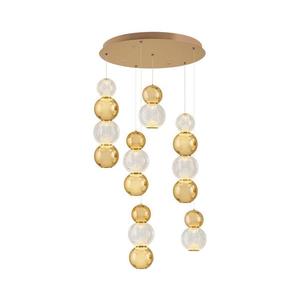 LED luster na lanku CREMONA LED/34W/230V 3000K zlatý 414LRC1396 vyobraziť