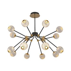 LED luster na tyči GELA 16xLED/5W/230V 3000K čierna/zlatá 414LRC1416 vyobraziť