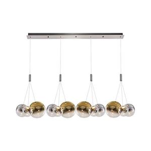 LED luster na lanku ENNA 12xG9/5W/230V 3000K dymová/zlatá 414LRC1474 vyobraziť