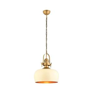 Závesné svietidlo na lanku MONZA 1xE27/40W/230V pr. 30 cm krémové/bronzové 518LMS1128 vyobraziť