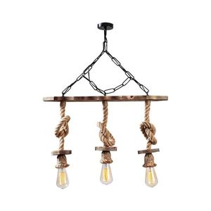 Luster na reťazi EREBOS 3xE27/40W/230V hnedý 521SHN3122 vyobraziť