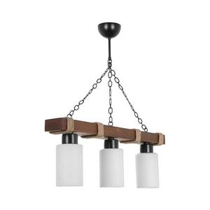 Luster na reťazi JASMIN 3xE27/40W/230V hnedá/biela 534LUN3374 vyobraziť