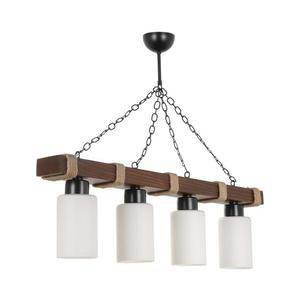 Luster na reťazi JASMIN 4xE27/40W/230V hnedá/biela 534LUN3375 vyobraziť