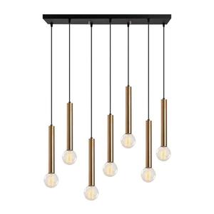 Luster TEMPO na lane 7xE27/40W/230V, zlatý 584TTM1325 vyobraziť