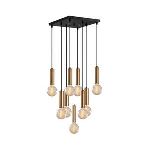 Závesný luster na lanku TEMPO 9xE27/40W/230V zlatý 584TTM1327 vyobraziť