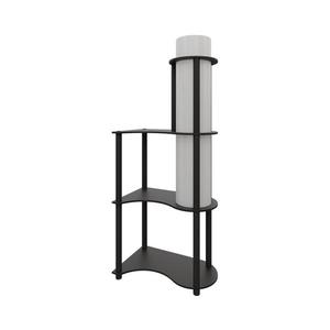 Stojacia lampa s poličkami NOTO 1xE27/40W/230V čierna 666PTR1111 vyobraziť