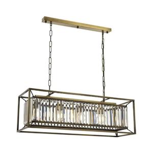 Luster na reťazi CRYSTALLINE 4xE27/6W/230V bronzový 683AVN1167 vyobraziť