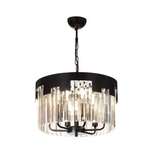 Luster na reťazi CRYSTALLINE 6xE27/40W/230V čierna 683AVN1429 vyobraziť