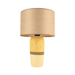 Stolná lampa RAMZES 1xE27/40W/230V béžová/žltá 687HMY2386 vyobraziť