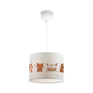 Detský luster CANDY 1xE27/40W/230V biela/hnedá 780SGN4657 vyobraziť