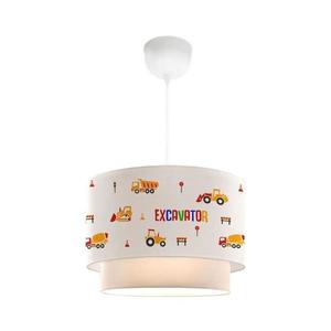 Detský luster CANDY 1xE27/40W/230V biela/oranžová 780SGN4664 vyobraziť