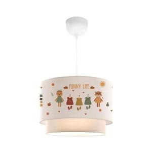 Detský luster CANDY 1xE27/40W/230V biela/pestrofarebná 780SGN4666 vyobraziť