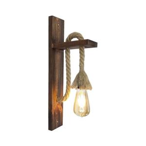 Nástenné svietidlo AHSAP 1xE27/40W/230V borovica orech 806ALD1468 vyobraziť