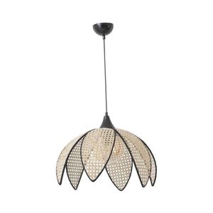 Luster na lanku FUME 1xE27/40W/230V pr. 40 cm čierna/béžová 846STL1874 vyobraziť