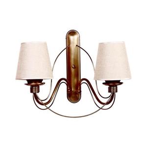 Nástenné svietidlo CLASSIC 2xE27/40W/230V bronzové/béžové 846STL2722 vyobraziť