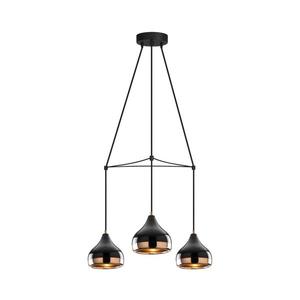 Závesné svietidlo na kábli YILDO 3xE27/40W/230V čierna/medená 892OPV1759 vyobraziť