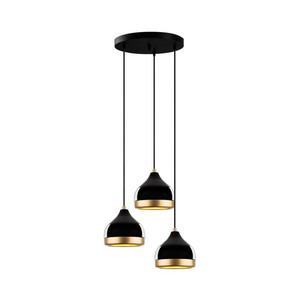 Závesný luster na lanku YILDO 3xE27/40W/230V čierna/zlatá 892OPV2131 vyobraziť