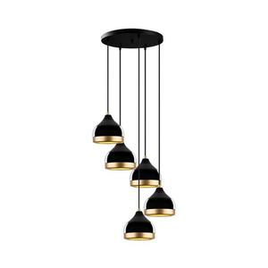 Luster na lane YILDO 5xE27/40W/230V čierna/zlatá 892OPV2135 vyobraziť