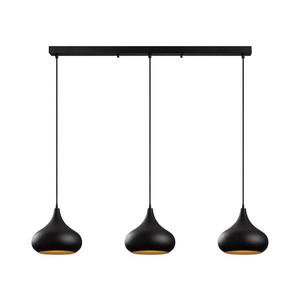 Luster na lanku MUBA 3xE27/40W/230V čierny 942FLG2533 vyobraziť