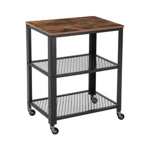 Servírovací stolík MARGE hnedý/čierny LRC78X vyobraziť