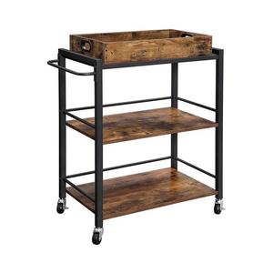 Servírovací stolík MARGE hnedá/čierna LRC72XV2 vyobraziť