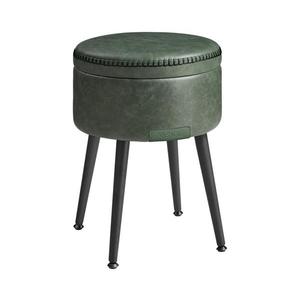 Kožený taburet CORE zelený LOM005C01 vyobraziť