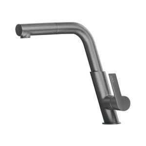 Deante BQS_D73M - Drezová batéria s vysúvacou sprchou SILIA titán BQS_D73M vyobraziť