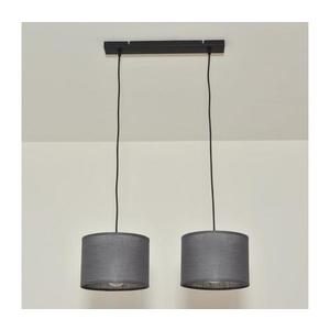 Závesný luster na lanku ALBA 2xE27/15W/230V sivý W-L 2015/2 BK+GR vyobraziť