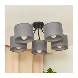 Prisadený luster ALBA 5xE27/15W/230V sivá P-2015/5 BK+GR vyobraziť