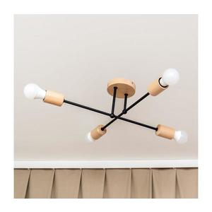 Prisadený luster CAMBRIDGE 4xE27/15W/230V borovica W-2022/4 BK+DS/M vyobraziť