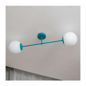 Prisadený luster MOON 2xE27/15W/230V tyrkysový W-2022+8020/2 TRQ vyobraziť