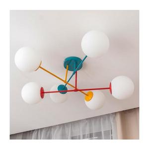 Prisadený luster MOON 6xE27/15W/230V tyrkysová/žltá/červená W-2022+8020/6 MIX II vyobraziť