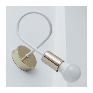 Nástenné svietidlo OXFORD 1xE27/15W/230V zlatá/biela K-2016/1 WT+GO vyobraziť