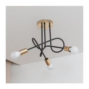 Prisadený luster OXFORD 3xE27/15W/230V zlatá/čierna W-2016/3 BK+GO vyobraziť