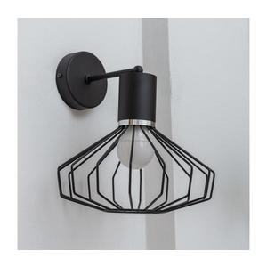Nástenné svietidlo SOLANO 1xE27/15W/230V čierna/lesklý chróm KK-1335/1 BK+CH vyobraziť