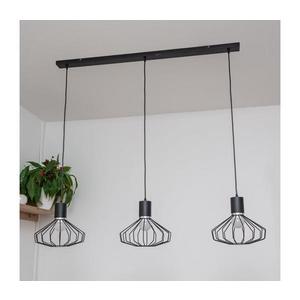Luster na lanku SOLANO 3xE27/15W/230V čierna/lesklý chróm W-L 1335/3 BK+CH vyobraziť