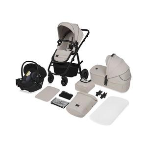 Lionelo - Kombinovaný kočík 3v1 AMBER PLUS Beige Sand 5903771720205 vyobraziť
