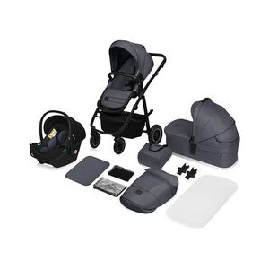 Lionelo - Kombinovaný kočík 3v1 AMBER PLUS šedý Graphite 5903771720199 vyobraziť