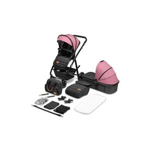 Lionelo - Kombinovaný kočík 2v1 AMBER Pink Rose 5903771702188 vyobraziť