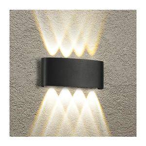 Brilagi - LED Vonkajšie nástenné svietidlo FLAREBOX LED/8W/230V čierne IP65 BRI255 vyobraziť