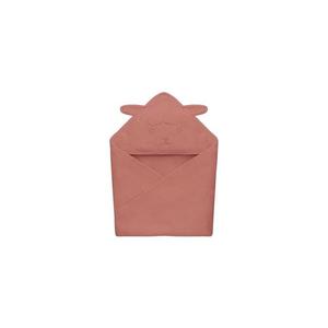 Lionelo - Detská mušelínová osuška s kapucňou Red Coral 5903771709361 vyobraziť