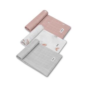 Lionelo - Sada 3 ks bambusových plienok BAMBOO SET 70x70 cm Rainbow 5903771701907 vyobraziť