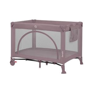 Lionelo - Cestovná postieľka LAURA Ružová (telová) 5903771721738 vyobraziť