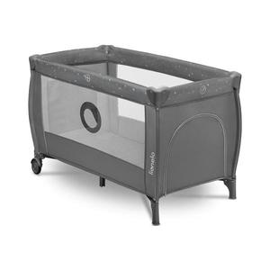 Lionelo - Cestovná postieľka STEFI PLUS Sivá Viacfarebná 5903771704212 vyobraziť