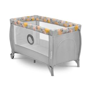 Lionelo - Cestovná postieľka STEFI PLUS ružovo-žltá 5903771704199 vyobraziť
