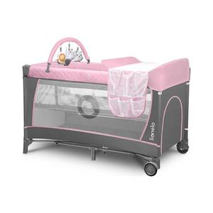 Lionelo - Cestovná postieľka FLOWER Flamingo 5902581658791 vyobraziť